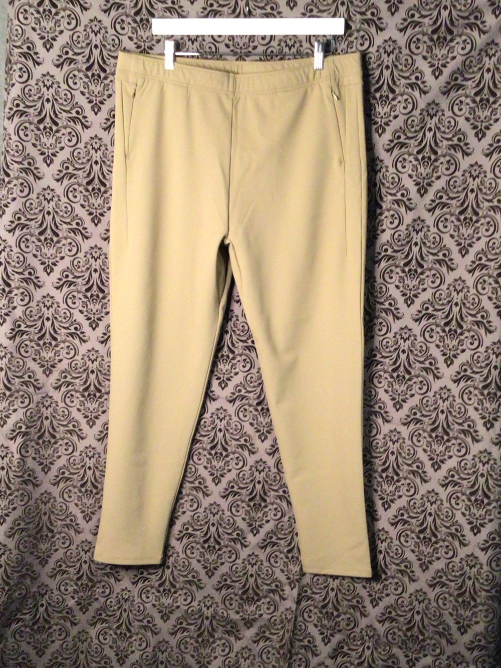 Women's Beige Track Joggers NWOT